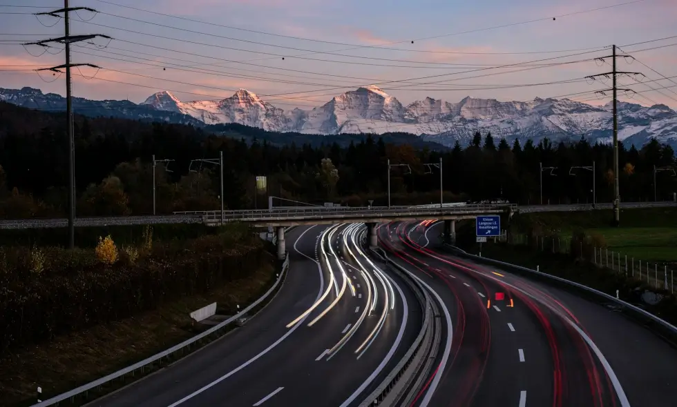 Šveicarijos transporto sistema ir vinjetės pirkimas